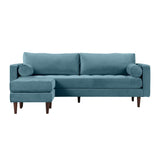 Cave Velvet Sectional by TOV Furniture at Eve Furniture