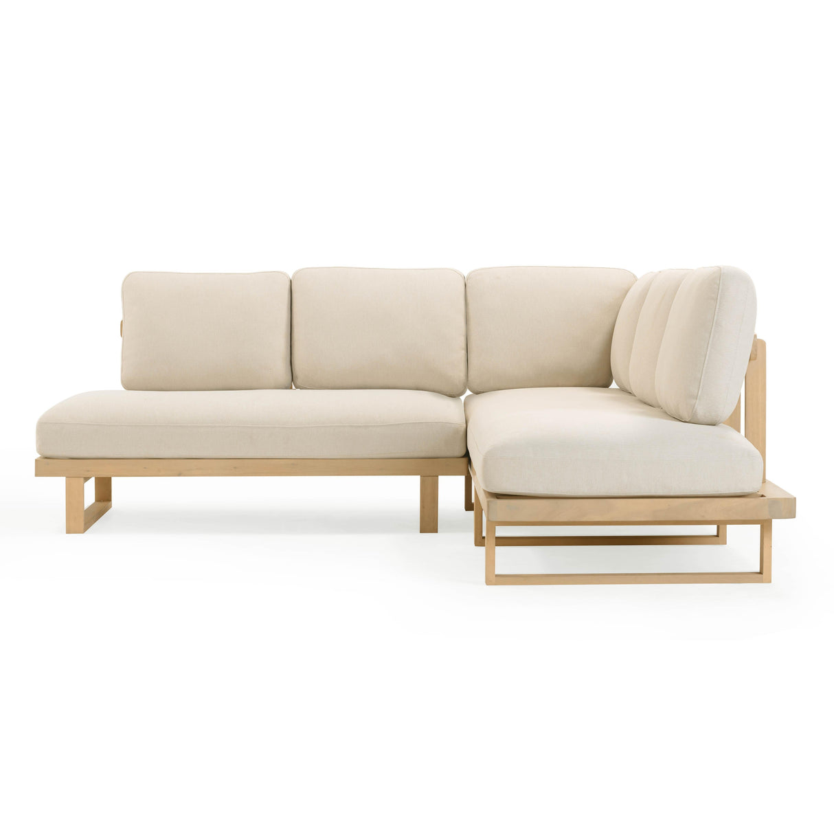 Evan Cream Outdoor L-Sectional by TOV Furniture at Eve Furniture