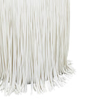 Shag Me Performance Vegan Leather Ottoman by TOV Furniture at Eve Furniture