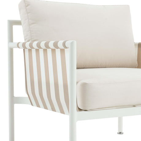 Dunes Cream Outdoor Armchair by TOV Furniture at Eve Furniture