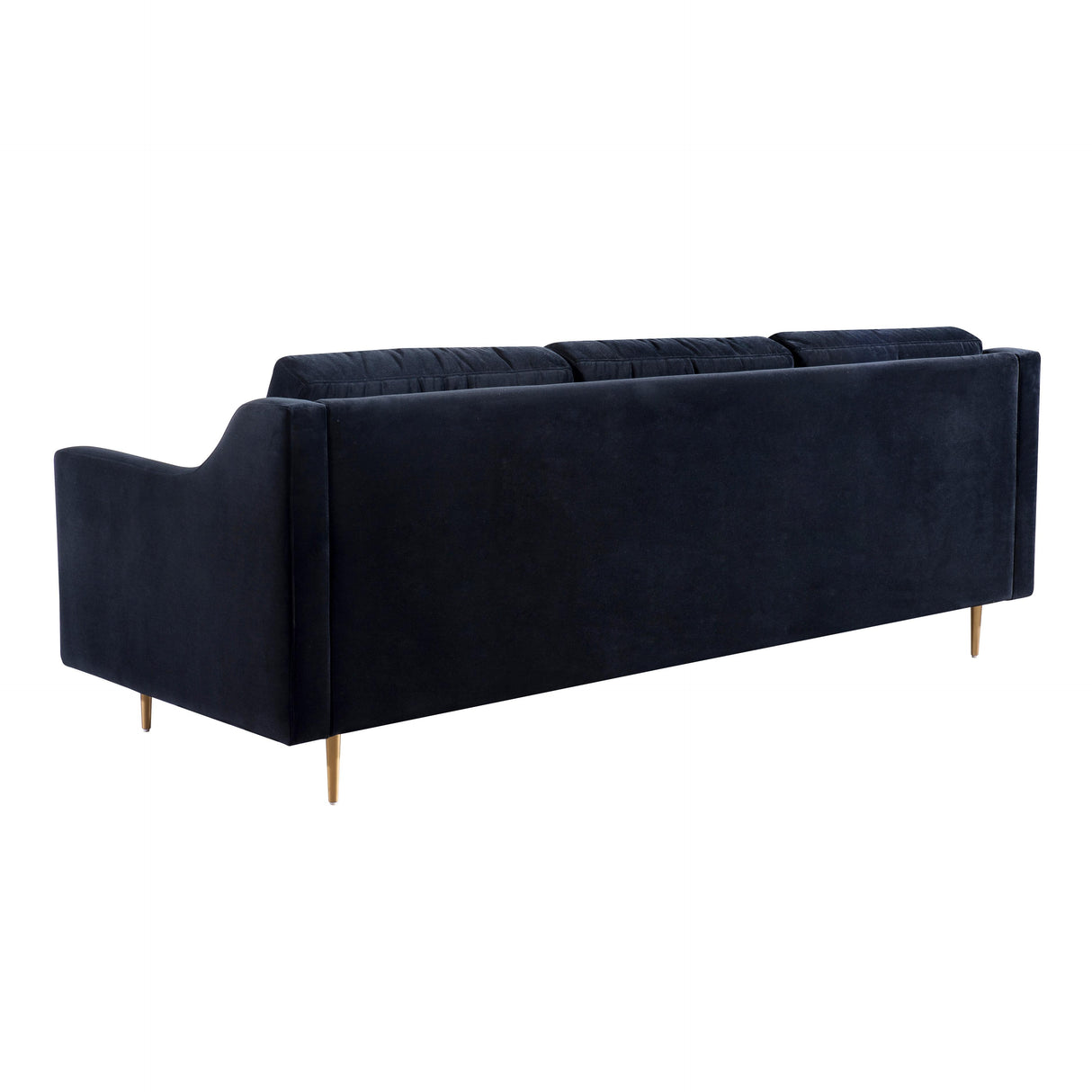 Milan Black Velvet Sofa by TOV Furniture at Eve Furniture