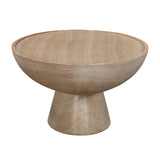 Eclipse Textured Faux Travertine Indoor / Outdoor Coffee Table by TOV Furniture at Eve Furniture