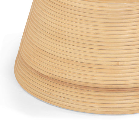 Henri Natural Rattan Side Table by TOV Furniture at Eve Furniture