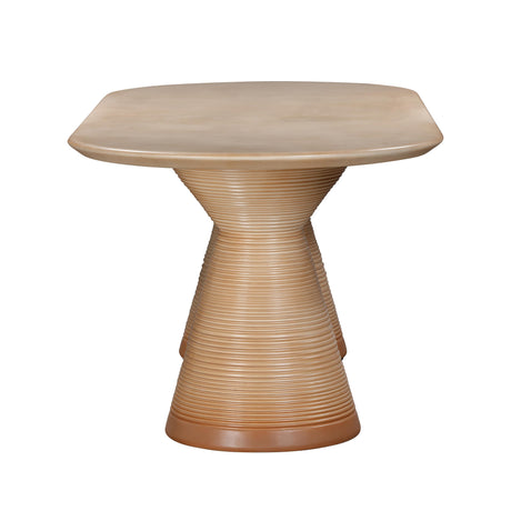 Fassa Terracotta Indoor / Outdoor 87" Oval Dining Table by TOV Furniture at Eve Furniture