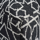 Chiara Indoor / Outdoor Black Accent Pouf by TOV Furniture at Eve Furniture