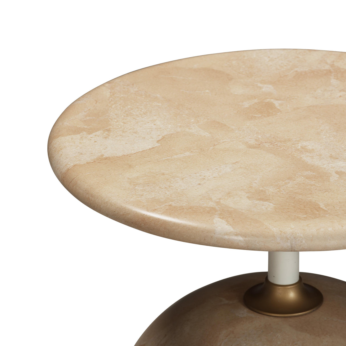 Mire Rose Faux Marble Side Table by TOV Furniture at Eve Furniture