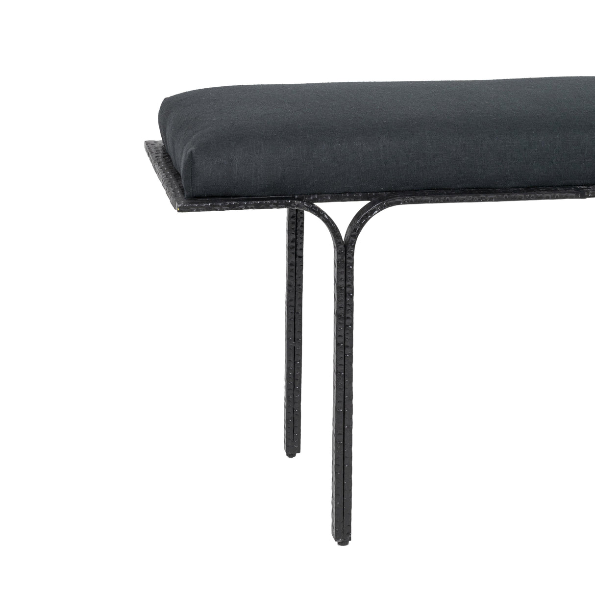 Bryn Black Bench by TOV Furniture at Eve Furniture