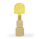 Kootu Natural Rattan Floor Lamp by TOV Furniture at Eve Furniture