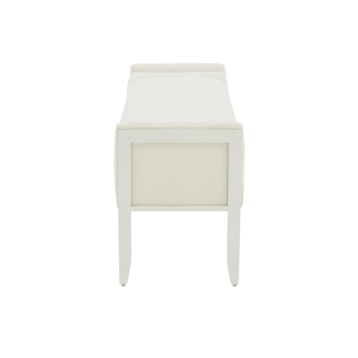 Ines Cream Boucle Bench by TOV Furniture at Eve Furniture