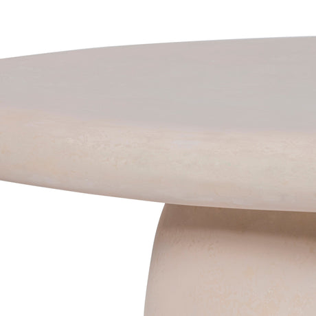 Rahul Cream Coffee Table by TOV Furniture at Eve Furniture