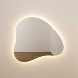 Phoebe LED Teardrop Wall Mirror by TOV Furniture at Eve Furniture