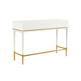 Mariah Two Drawer Desk by TOV Furniture at Eve Furniture