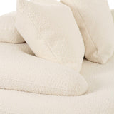 Lulu Cream Boucle Modular Curved Sectional by TOV Furniture at Eve Furniture