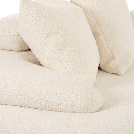 Lulu Cream Boucle Modular Curved Sectional by TOV Furniture at Eve Furniture