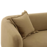 Lou Cafe Au Lait Performance Velvet Loveseat by TOV Furniture at Eve Furniture