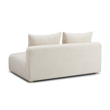 Hangover Heavy Textured Fabric Modular Loveseat by TOV Furniture at Eve Furniture
