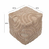 Miranda Knitted Pouf by TOV Furniture at Eve Furniture