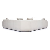Perry Cream Chenille Modular L-Sectional by TOV Furniture at Eve Furniture