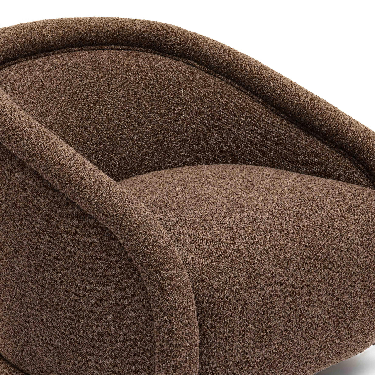 Rory Boucle Swivel Chair by TOV Furniture at Eve Furniture