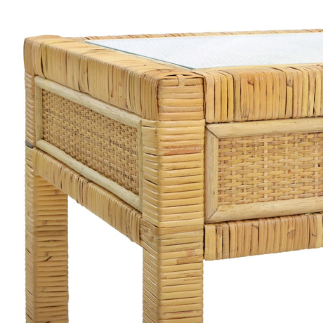 Amara Woven Rattan Desk by TOV Furniture at Eve Furniture