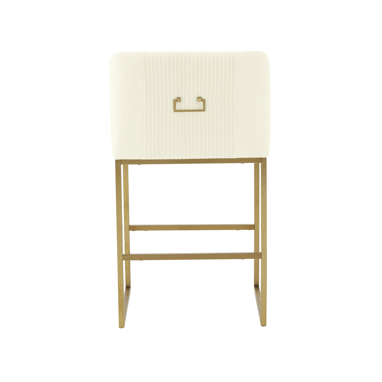 Lisa Pleated Velvet Counter Stool by Inspire Me! Home Decor by TOV Furniture at Eve Furniture