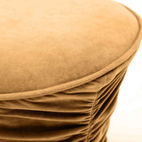 Bounce Ruched Velvet Adjustable Ottoman by TOV Furniture at Eve Furniture