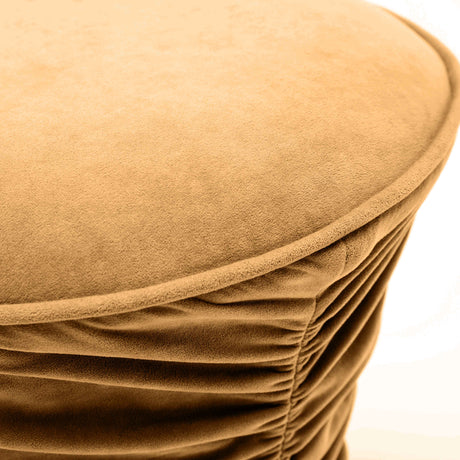 Bounce Ruched Velvet Adjustable Ottoman by TOV Furniture at Eve Furniture