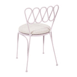 Erica Wrought Iron Outdoor Chair by TOV Furniture at Eve Furniture