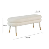 Betty Velvet Bench by TOV Furniture at Eve Furniture