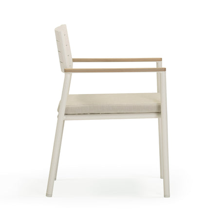 Sardinia Cream Outdoor Dining Chair - Set of 2 by TOV Furniture at Eve Furniture