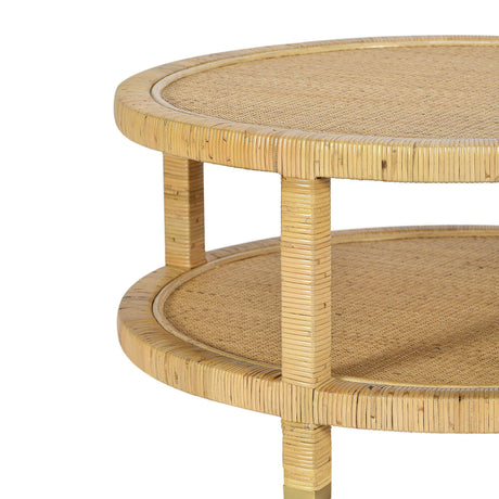 Amara Natural Rattan Coffee Table by TOV Furniture at Eve Furniture