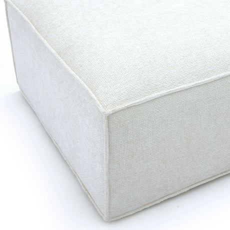Mindy Chenille Basketweave Ottoman by TOV Furniture at Eve Furniture