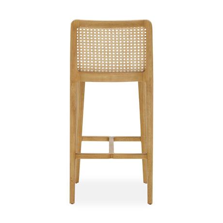 Gerri Performance Tweed and Rattan Counter Stool by TOV Furniture at Eve Furniture