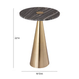 Addyson Marble Side Table by TOV Furniture at Eve Furniture