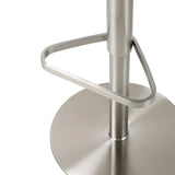 Astro White and Grey Boucle Adjustable Stool by TOV Furniture at Eve Furniture