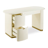 Francesca 3-Drawer Desk by TOV Furniture at Eve Furniture