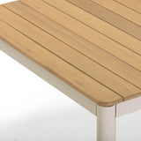 Sardinia Light Teak Outdoor Dining Table by TOV Furniture at Eve Furniture