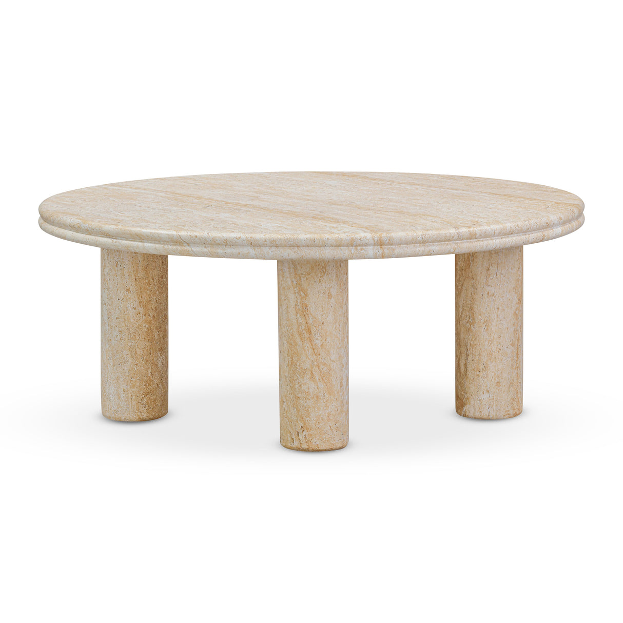 Amora Faux Travertine Indoor/Outdoor Nesting Accent Tables by TOV Furniture at Eve Furniture