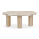 Amora Faux Travertine Indoor/Outdoor Nesting Accent Tables by TOV Furniture at Eve Furniture