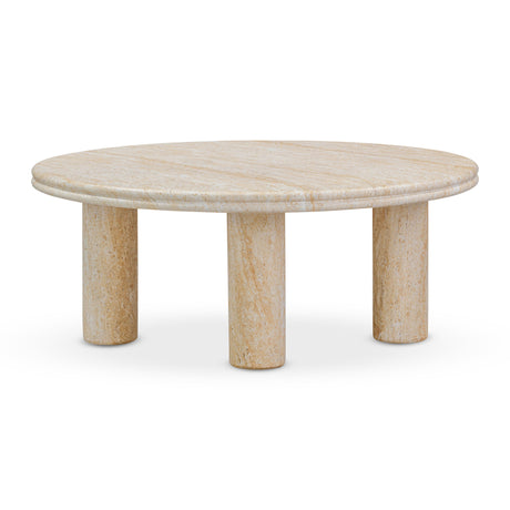 Amora Faux Travertine Indoor/Outdoor Nesting Accent Tables by TOV Furniture at Eve Furniture