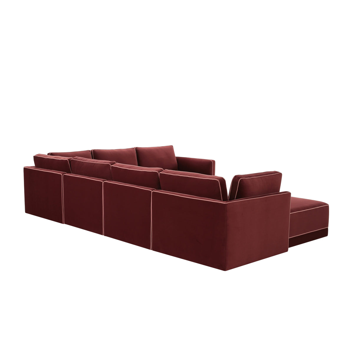 Willow Velvet Modular Large Chaise Sectional by TOV Furniture at Eve Furniture