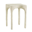 Skully Cream Textured Side Table by TOV Furniture at Eve Furniture