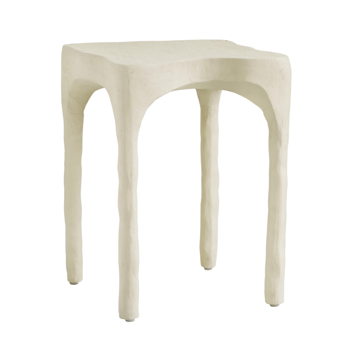 Skully Cream Textured Side Table by TOV Furniture at Eve Furniture