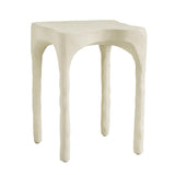 Skully Cream Textured Side Table by TOV Furniture at Eve Furniture