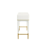 Mariah Two Drawer Desk by TOV Furniture at Eve Furniture