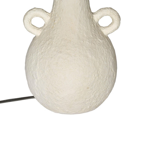 Lalit Natural & White Ceramic Table Lamp by TOV Furniture at Eve Furniture