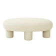 Discus Boucle Ottoman by TOV Furniture at Eve Furniture