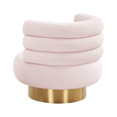 Naomi Velvet Swivel Chair by TOV Furniture at Eve Furniture