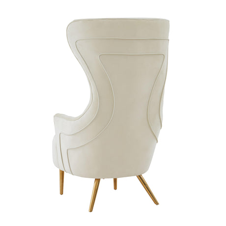 Jezebel Velvet Wingback Chair by Inspire Me! Home Decor by TOV Furniture at Eve Furniture