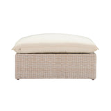 Cali Natural Wicker Outdoor Ottoman / Coffee Table by TOV Furniture at Eve Furniture